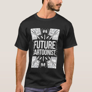 Future Cartoonist Drawer Toddler Graduation School T-Shirt