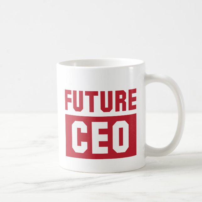 Future CEO Chief Executive Officer Businessman Coffee Mug (Right)