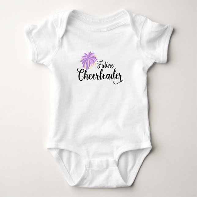 Future Cheerleader baby bodysuit (Front)