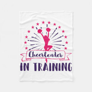 Future Cheerleading Cheerleader Cheer Camp Practic Fleece Blanket