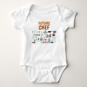 Future Chef Babysuit Baby Bodysuit