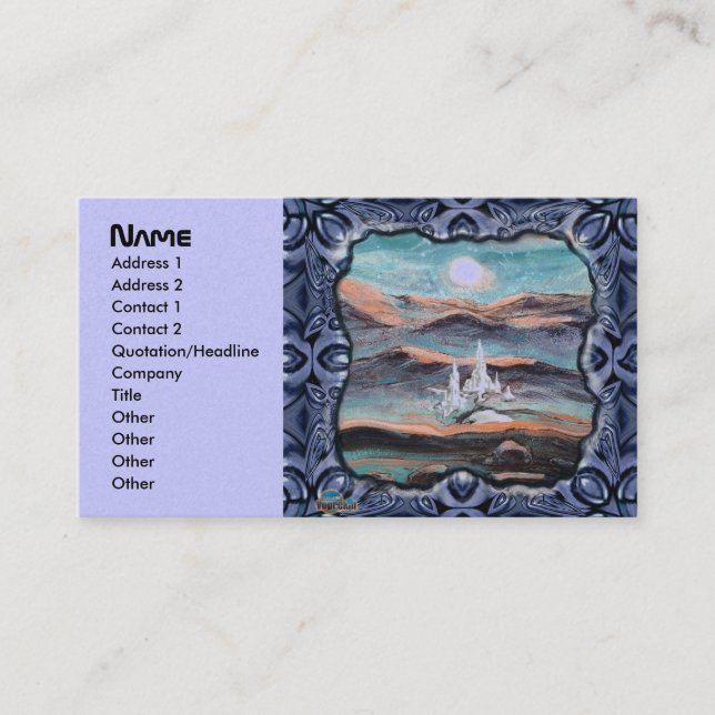 Future City of Light Business Card (Front)