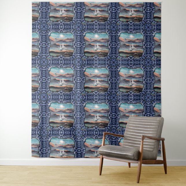 Future City of Light Tapestry (In Situ)