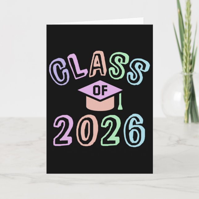 Future Cl Of 2026 Graduation Year 8th Grade Last D Card (Front)