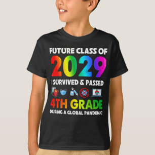 Future Class Of 2029 4th Grade Team Back To School T-Shirt