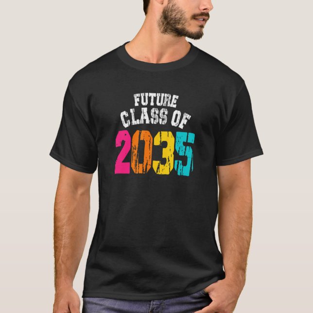 Future Class of 2035 Kindergarten Kid 1 T-Shirt (Front)