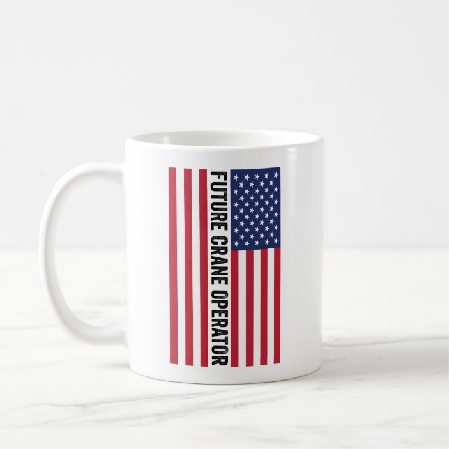 Future Crane Operator Coffee Mug (Left)