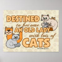Future Crazy Cat Lady Funny Saying Design