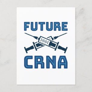 Future CRNA Nurse Anaesthetist Postcard