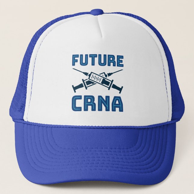 Future CRNA Nurse Anaesthetist Trucker Hat (Front)