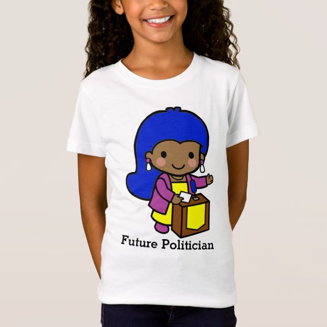 Future Cute girl Politician / Speaker T-Shirt (Front)