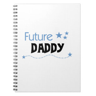 Future Daddy Gifts Spiral Notebook
