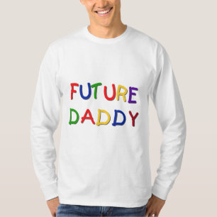 Future Daddy Primary Colours Tshirts and Gifts