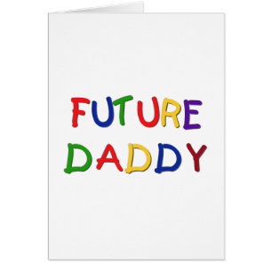 Future Daddy Primary Colours Tshirts and Gifts