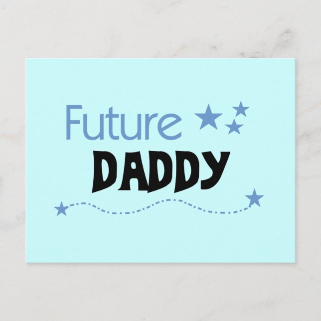Future Daddy Tshirts and Gifts Postcard (Front)