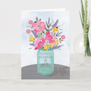 Future Daughter-in-Law Mother's Day Jar Vase Card