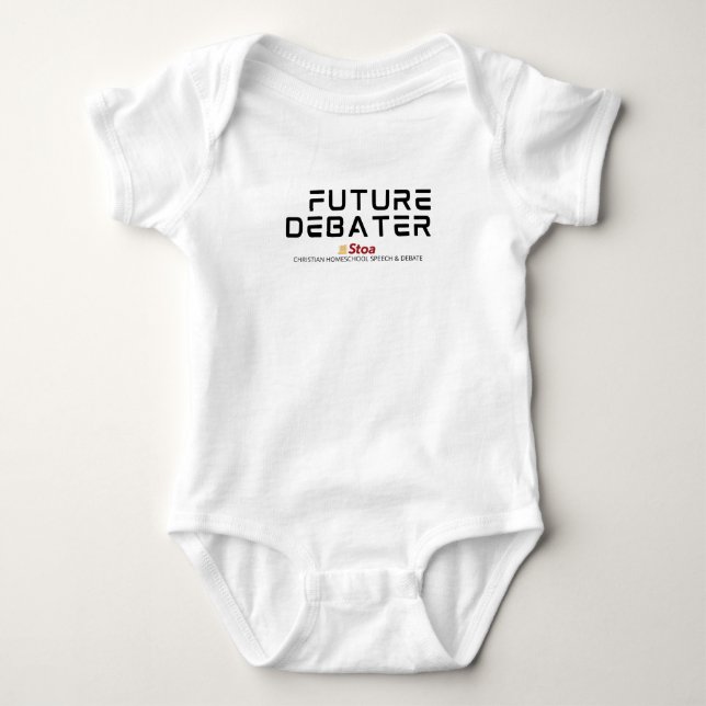 Future Debater Baby bodysuit (Front)