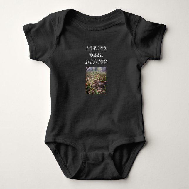 Future Deer Hunter Baby Clothing Bodysuit (Front)