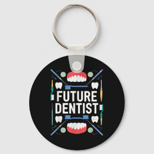 Future Dentist Graduation School Kids Toddler Wome Key Ring