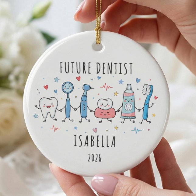 Future Dentist Personalised Ornament (Creator Uploaded)