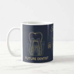 Future Dentist Vintage Anatomical Tooth Dental S Coffee Mug