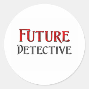 Future Detective Classic Round Sticker