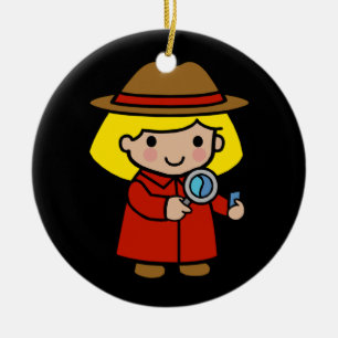 Future Detective / Forensic Scientist / P.I. Ceramic Tree Decoration
