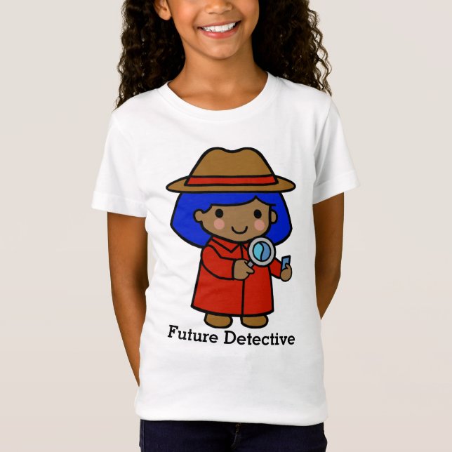 Future Detective with Magnifying Glass T-Shirt (Front)