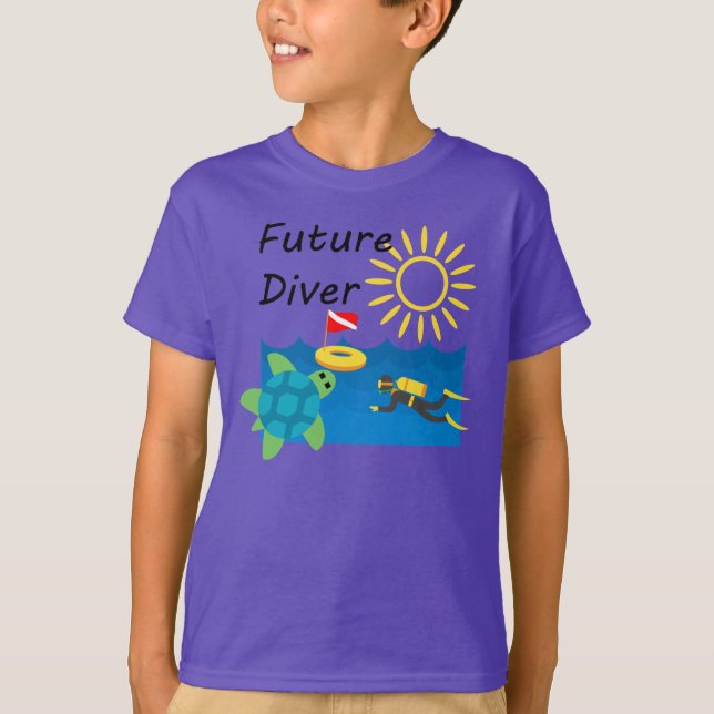 Future Diver Design - Kids' Basic T-Shirt (Front)