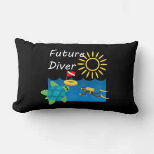 Future Diver Design - Lumbar Pillow 13" x 21"