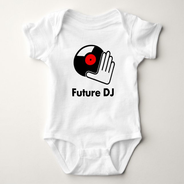 Future DJ Baby Bodysuit (Front)