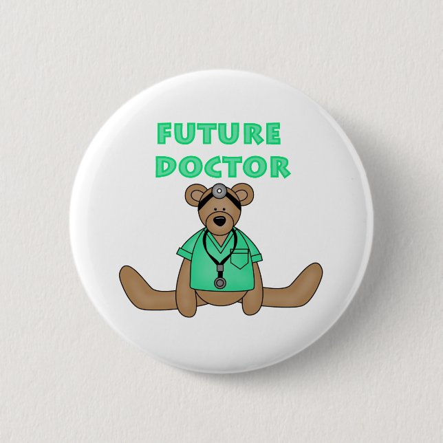 Future Doctor 6 Cm Round Badge (Front)