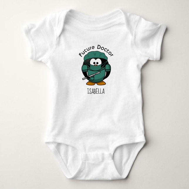 Future Doctor Baby Bodysuit (Front)