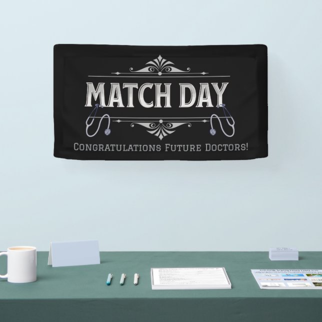 Future Doctor Celebration Match Day Party Banner (Tradeshow)