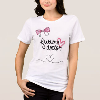 Future Doctor Cute T-Shirt | Medical Student Tri-Blend Shirt