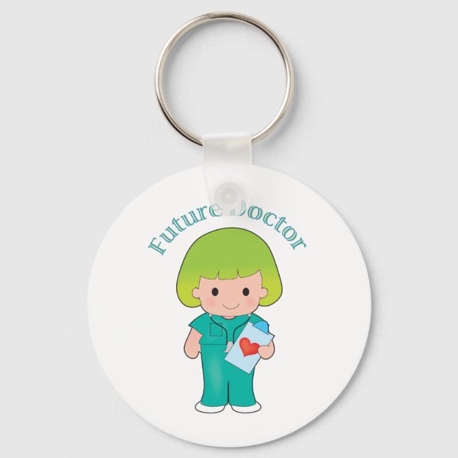 Future Doctor Girl Key Ring (Front)