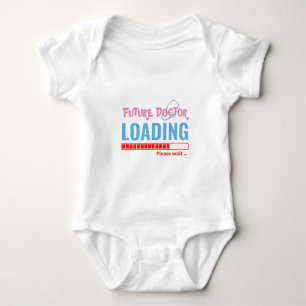Future Doctor Loading Funny Personalised Unisex Baby Bodysuit