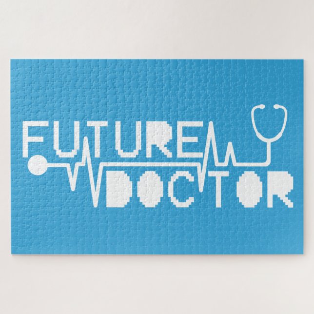 Future doctor medecine Stethoscope Mug Jigsaw Puzzle (Horizontal)