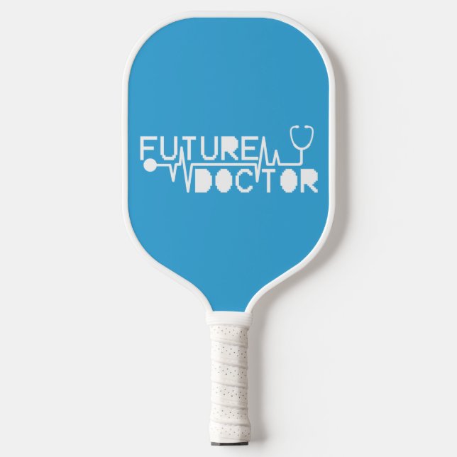 Future doctor medecine Stethoscope Mug Pickleball Paddle (Front)