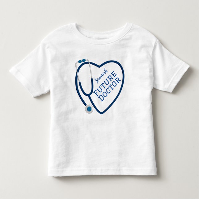 Future Doctor Stethoscope Toddler T-Shirt (Front)