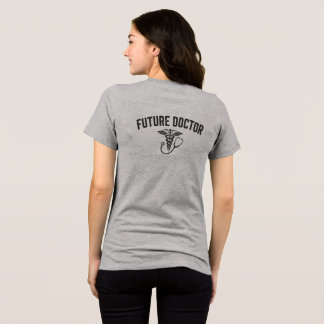 Future Doctor Typography Medical Student Gift Tri-Blend Shirt