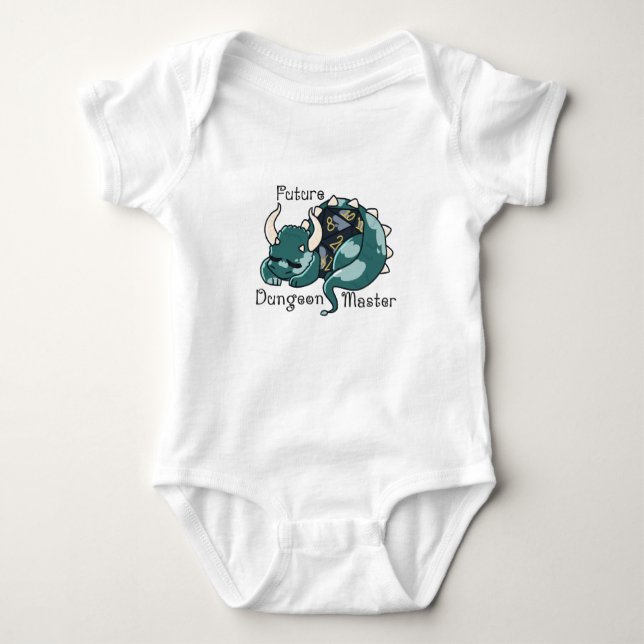 Future Dungeon Master Onsie Baby Bodysuit (Front)