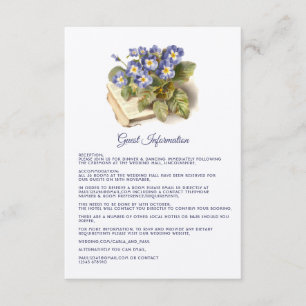 Future Dusk Common Evening Primrose Guest Details Enclosure Card