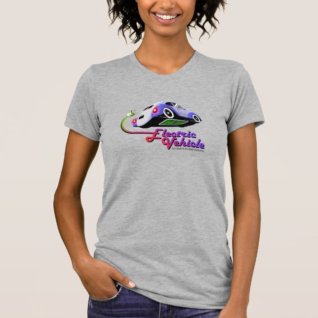 Future Electric Vehicle | Women's Slim Fit T-Shirt (Front)