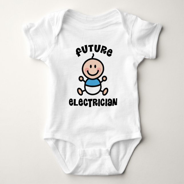 Future Electrician Baby Gift Baby Bodysuit (Front)