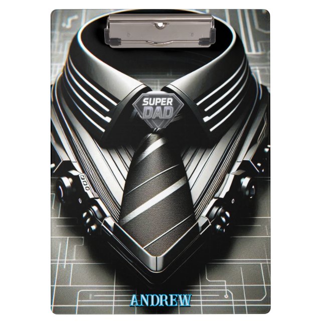 Future Elegance 4D Necktie Clipboard for Him & Dad (Front)
