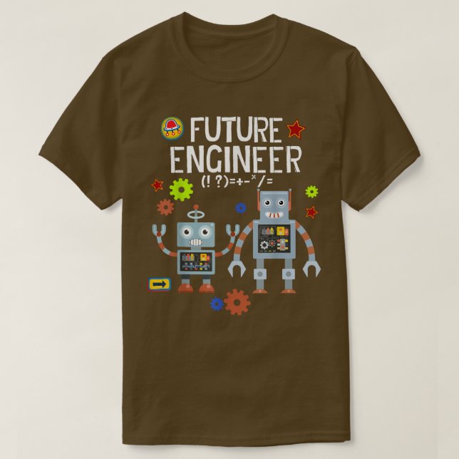 Future Engineer Robotics Robot Costume For Adults  T-Shirt (Design Front)
