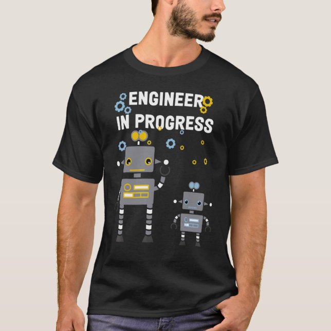 Future Engineer Robotics Robot Engineer In Progres T-Shirt (Front)