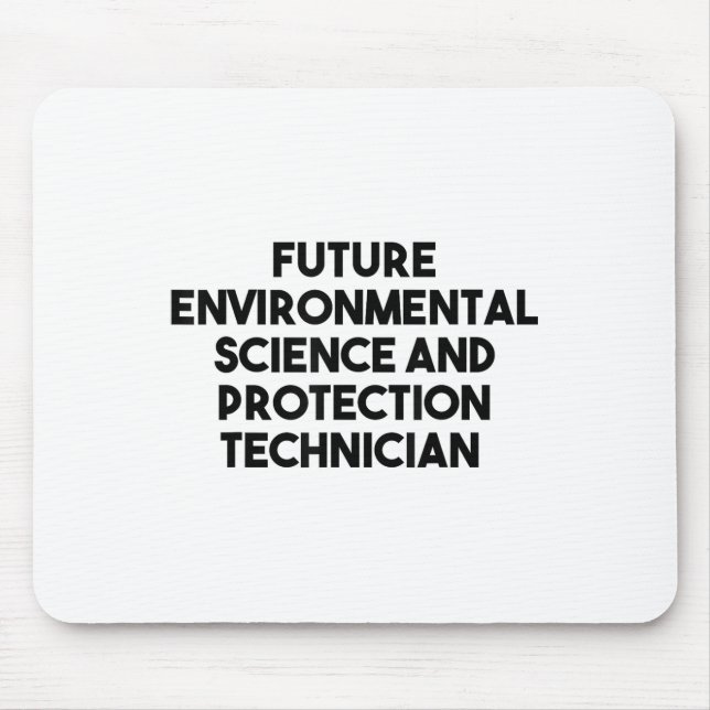Future Environmental Science And Protection Techni Mouse Pad (Front)