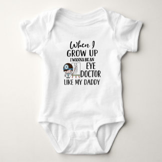 Future Eye Doctor Like Daddy Baby Bodysuit